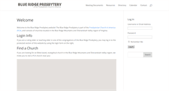 Desktop Screenshot of blueridgepresbytery.org